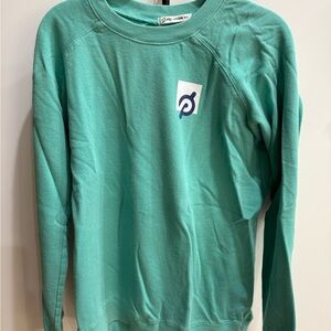 Peloton Women’s Teal Long Sleeve Sweatshirt XS
